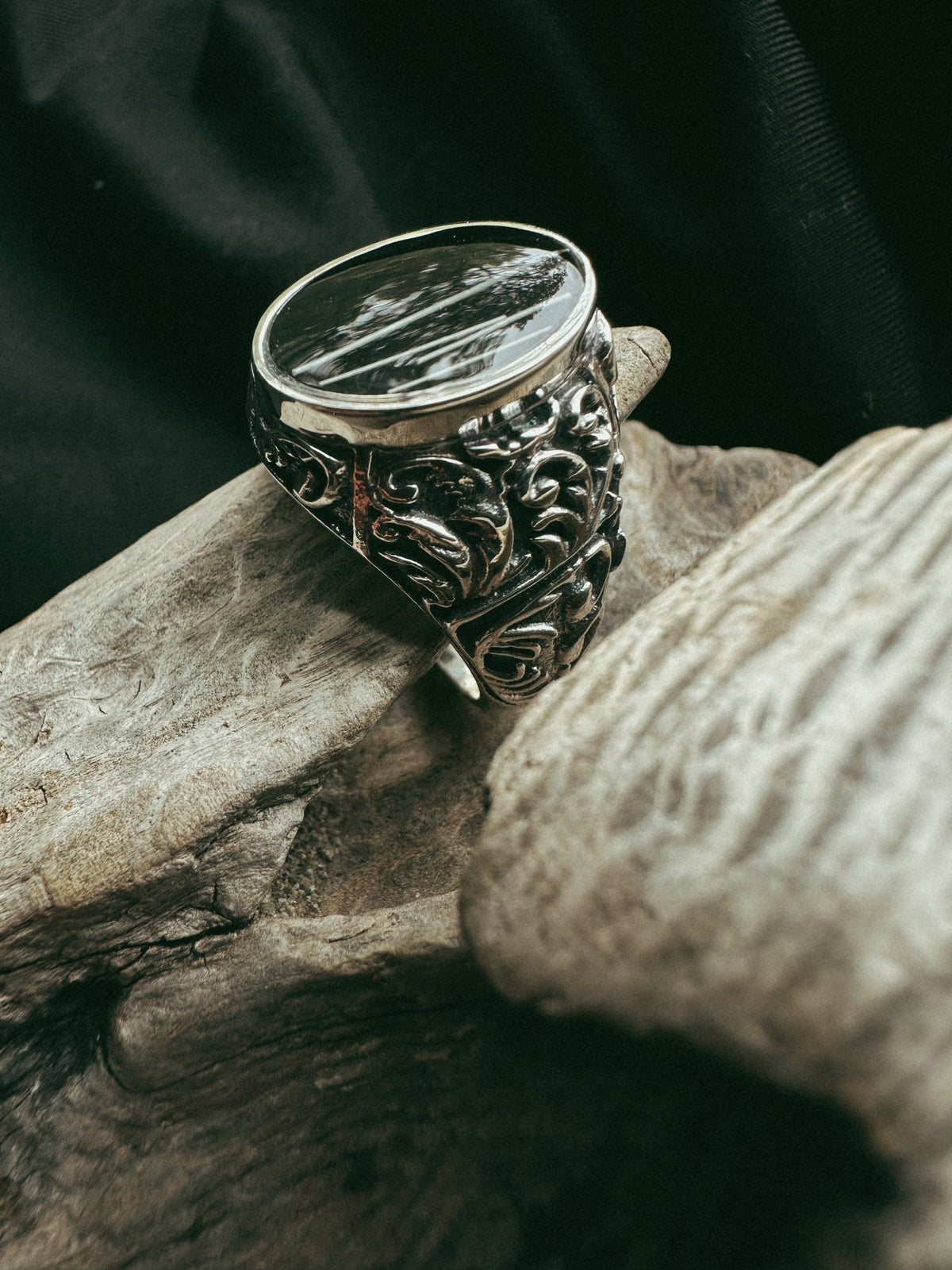 Briar Keepsake/Memorial Ring - Fallen Whiskers Jewelry