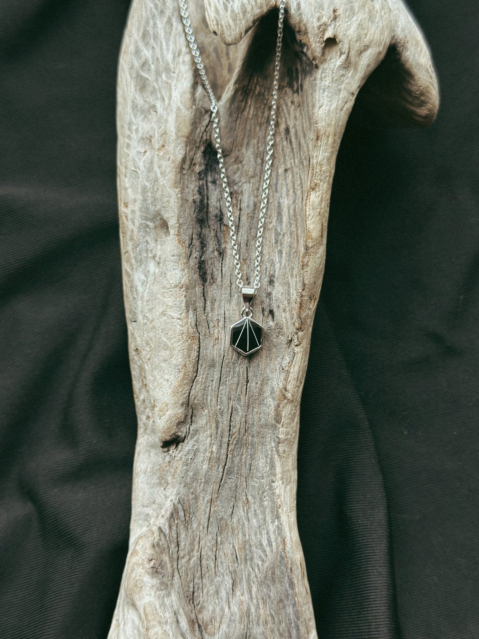 Dainty Hexagon Pet Keepsake/Memorial Pendant - Fallen Whiskers