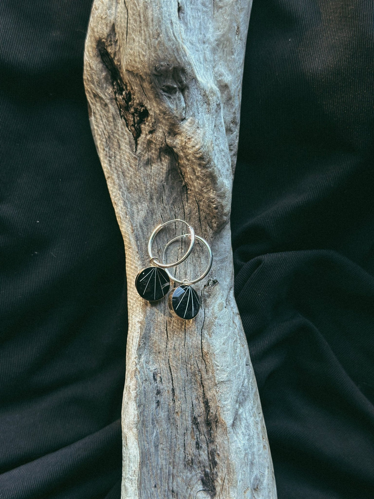 Endless Hoop Pet Keepsake/Memorial Earrings - Fallen Whiskers Jewelry