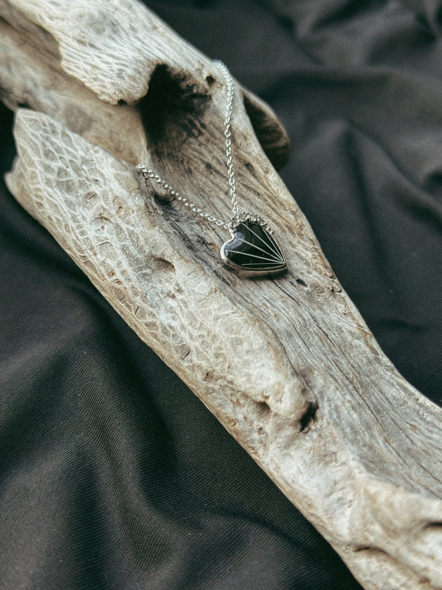 Heart Slide Pet Keepsake/Memorial Pendant - Fallen Whiskers
