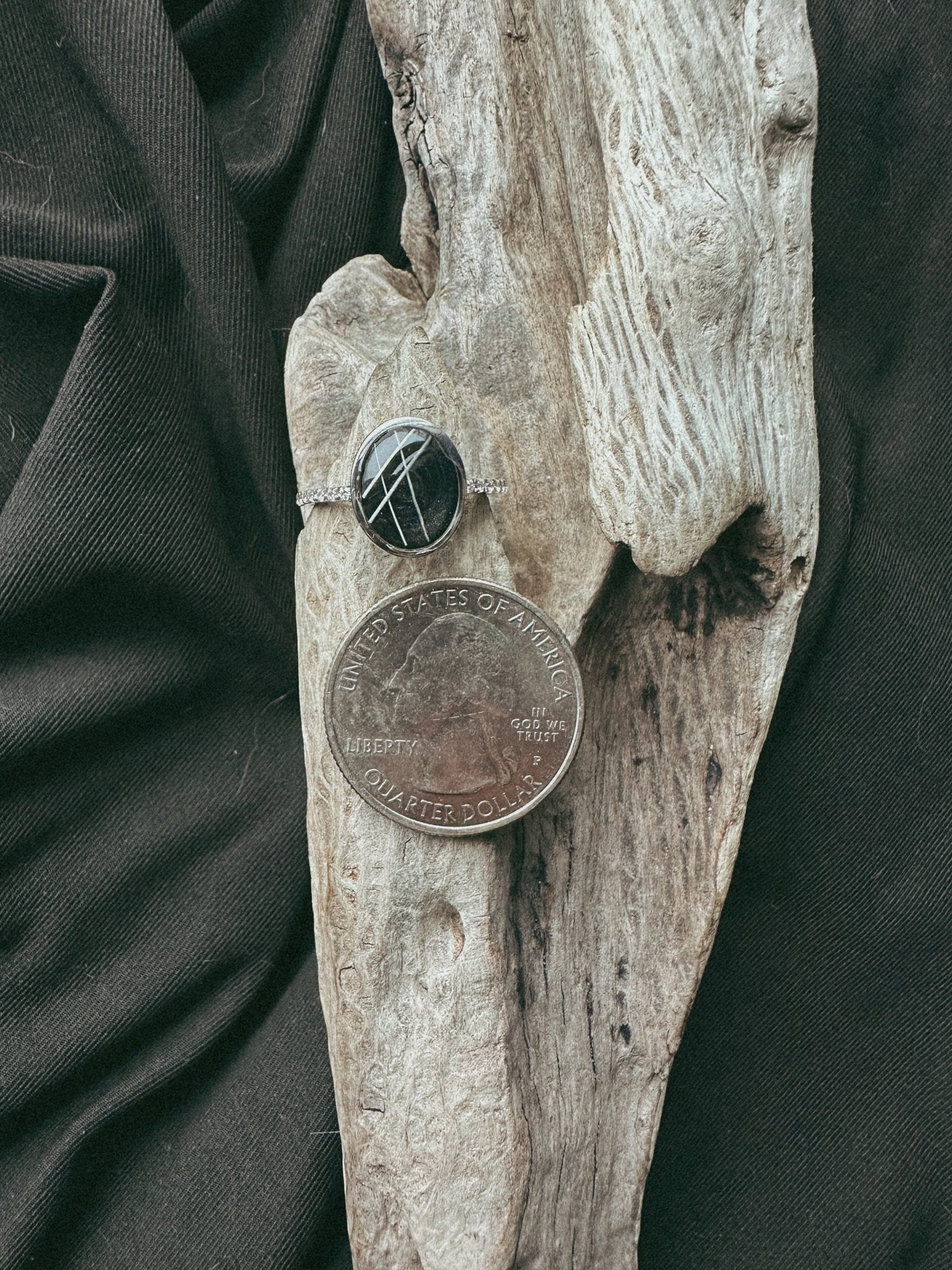 Oval Birthstone Pet Keepsake/Memorial Ring - Fallen Whiskers