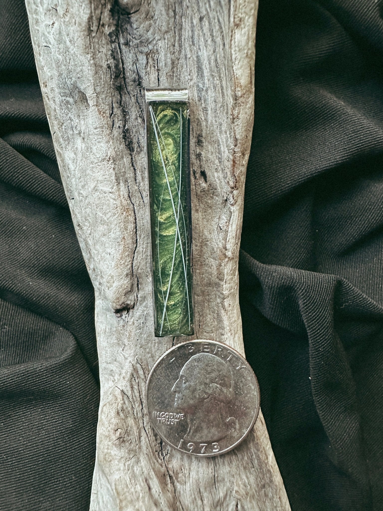 Pet Keepsake/Memorial Tie Clip - Fallen Whiskers