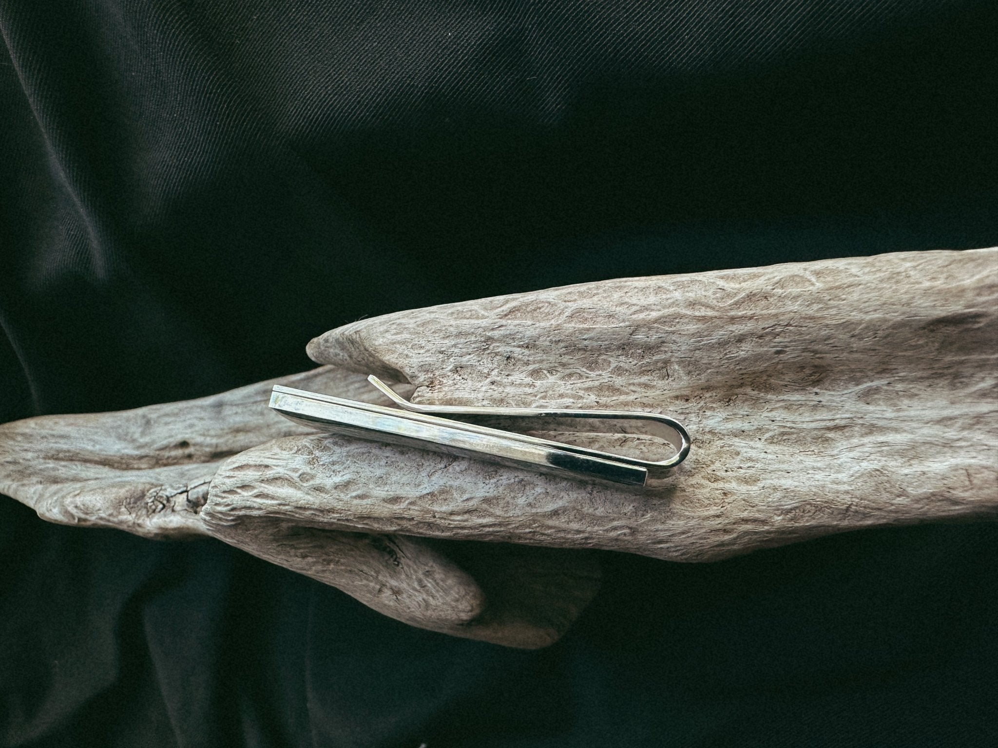 Pet Keepsake/Memorial Tie Clip - Fallen Whiskers
