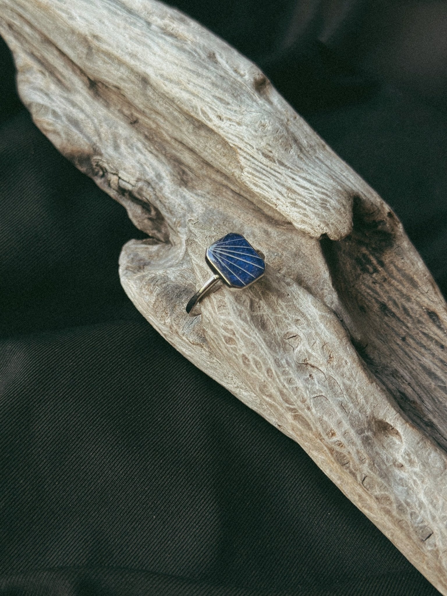 Rectangle Pet Keepsake/Memorial Ring - Fallen Whiskers