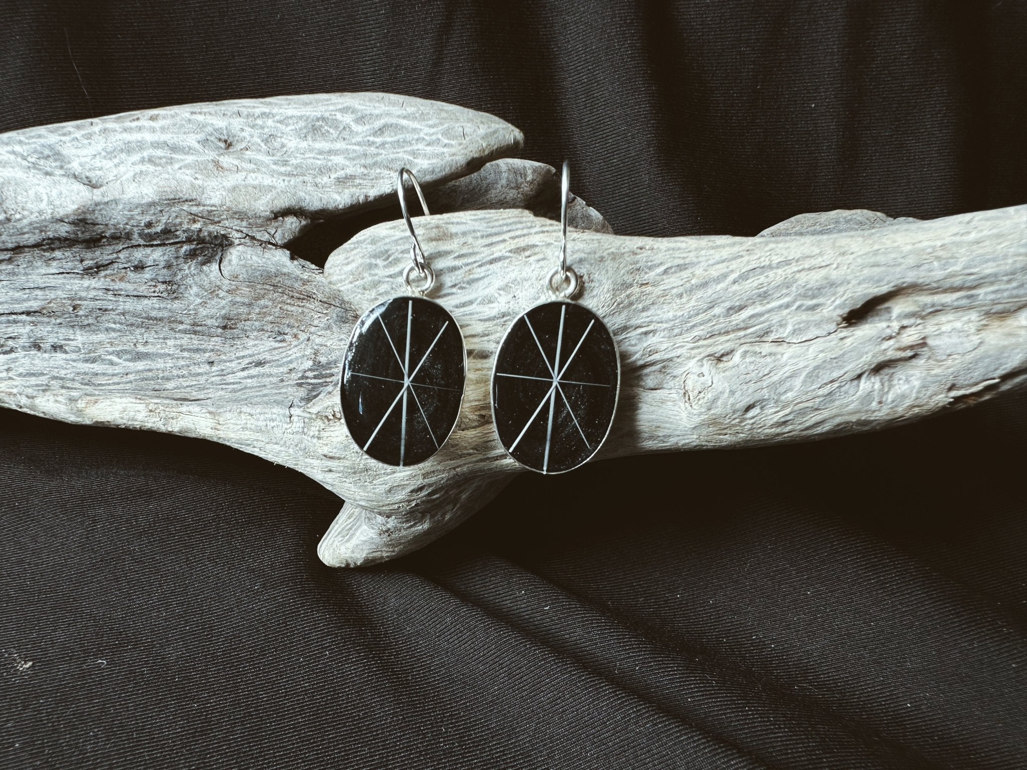 Sterling Silver Pet Keepsake/Memorial Dangle Earrings - Fallen Whiskers