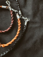Braided Leather Pet Keepsake/Memorial Bracelet - Fallen Whiskers