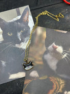 Cat Head Pet Keepsake/Memorial Pendant - Fallen Whiskers