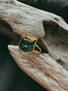 Cat Head Pet Keepsake/Memorial Ring - Fallen Whiskers