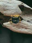 Cat Head Pet Keepsake/Memorial Ring - Fallen Whiskers