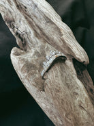 Crown Stacker Cremains Pet Keepsake/Memorial Ring - Fallen Whiskers