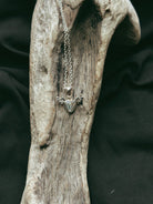 Dainty Cupid Heart Cremains Pet Memorial Pendant - Fallen Whiskers Jewelry