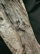 Dainty Cupid Heart Cremains Pet Memorial Pendant - Fallen Whiskers Jewelry