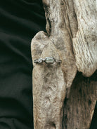 Dainty Hexagon and Stone Pet Keepsake/Memorial Ring - Fallen Whiskers Jewelry