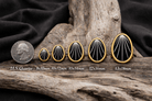 Double Banded Oval Pet Keepsake/Memorial Rings - Fallen Whiskers