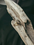 Double Banded Teardrop Pet Keepsake/Memorial Rings - Fallen Whiskers