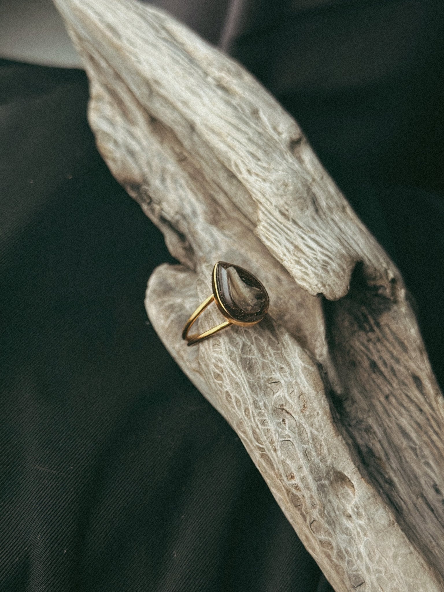 Double Banded Teardrop Pet Keepsake/Memorial Rings - Fallen Whiskers