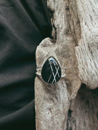 Double Banded Teardrop Pet Keepsake/Memorial Rings - Fallen Whiskers