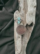 Double Teardrop & Stone Pet Keepsake/Memorial Ring - Fallen Whiskers
