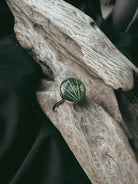 Gold Filled Round Pet Keepsake/Memorial Ring - Fallen Whiskers