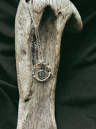 Hammered Hollow Circle Pet Keepsake/Memorial Pendant - Fallen Whiskers Jewelry