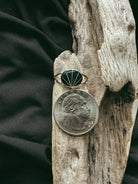 Horizontal Oval Split Band Pet Keepsake/Memorial Ring - Fallen Whiskers Jewelry