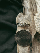 Inverted Wishbone Cremains Pet Memorial Ring - Fallen Whiskers Jewelry