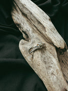 Inverted Wishbone Cremains Pet Memorial Ring - Fallen Whiskers Jewelry