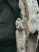 Marquise Double Moon Stone Pet Keepsake/Memorial Ring - Fallen Whiskers