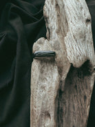 Men's Minimal Band Pet Keepsake/Memorial Ring - Fallen Whiskers
