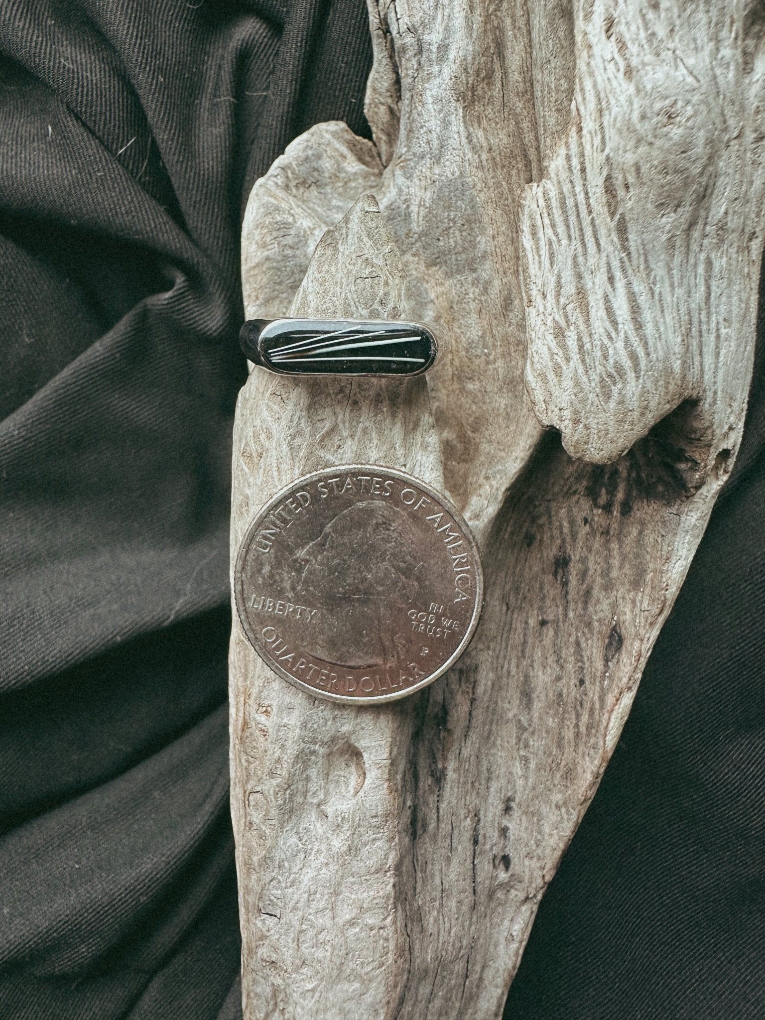 Men's Minimal Band Pet Keepsake/Memorial Ring - Fallen Whiskers