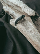 Men's Minimal Band Pet Keepsake/Memorial Ring - Fallen Whiskers