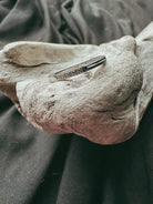 Minimal Band & Stone Pet Keepsake/Memorial Ring - Fallen Whiskers