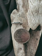 Minimal Band & Stone Pet Keepsake/Memorial Ring - Fallen Whiskers
