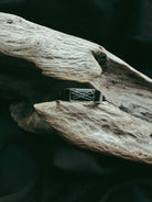 Minimal Inlay Keepsake/Memorial Ring - Fallen Whiskers Jewelry