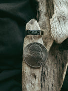 Minimal Inlay Keepsake/Memorial Ring - Fallen Whiskers Jewelry
