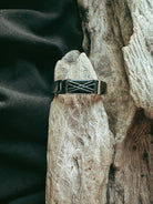 Minimal Inlay Keepsake/Memorial Ring - Fallen Whiskers Jewelry