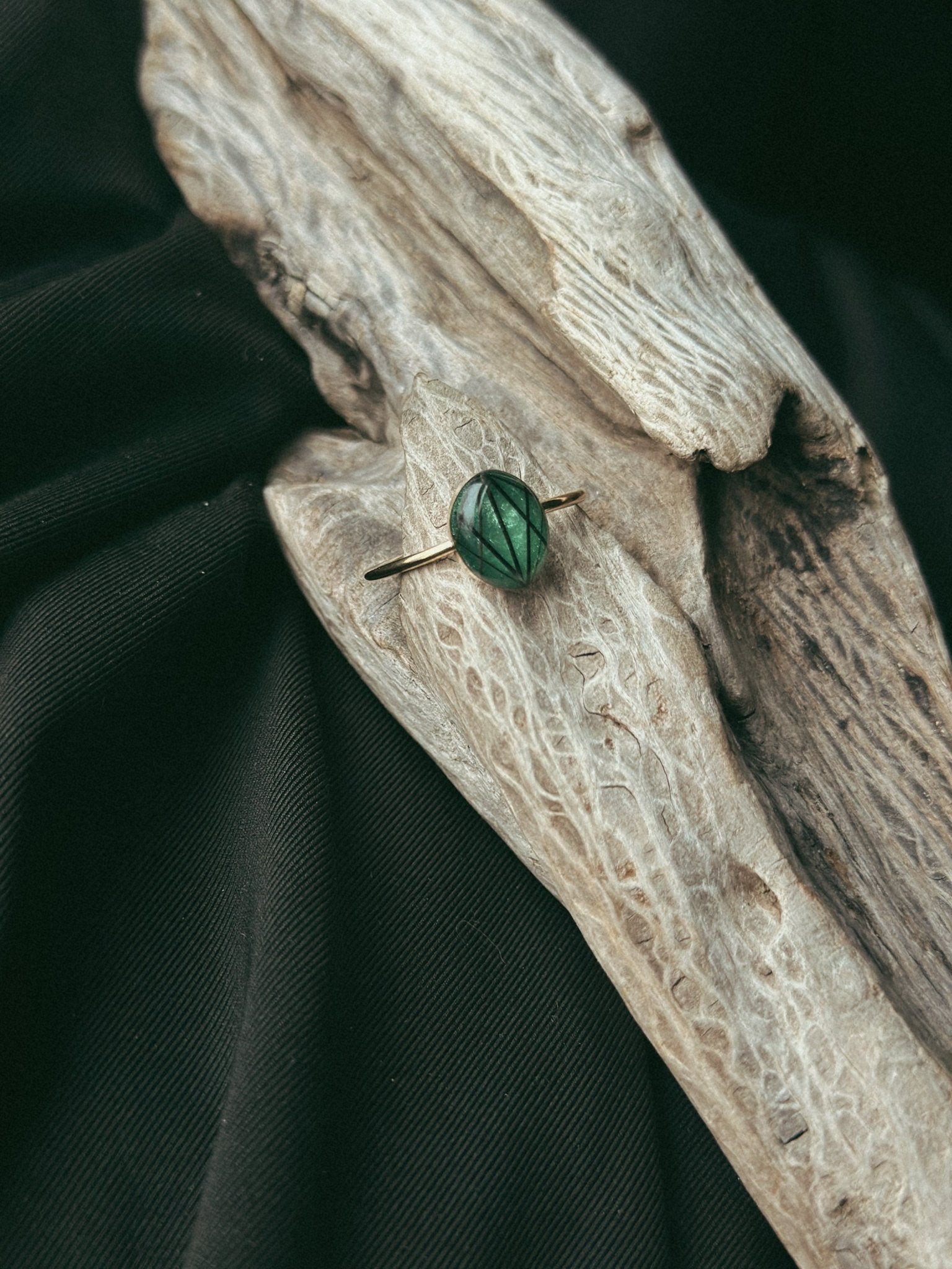 Oval Shaped Pet Keepsake/Memorial Ring - Fallen Whiskers