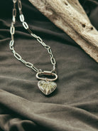 Paperclip & Heart Pet Keepsake/Memorial Pendant - Fallen Whiskers