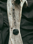 Paperclip & Round Pet Keepsake/Memorial Pendant - Fallen Whiskers