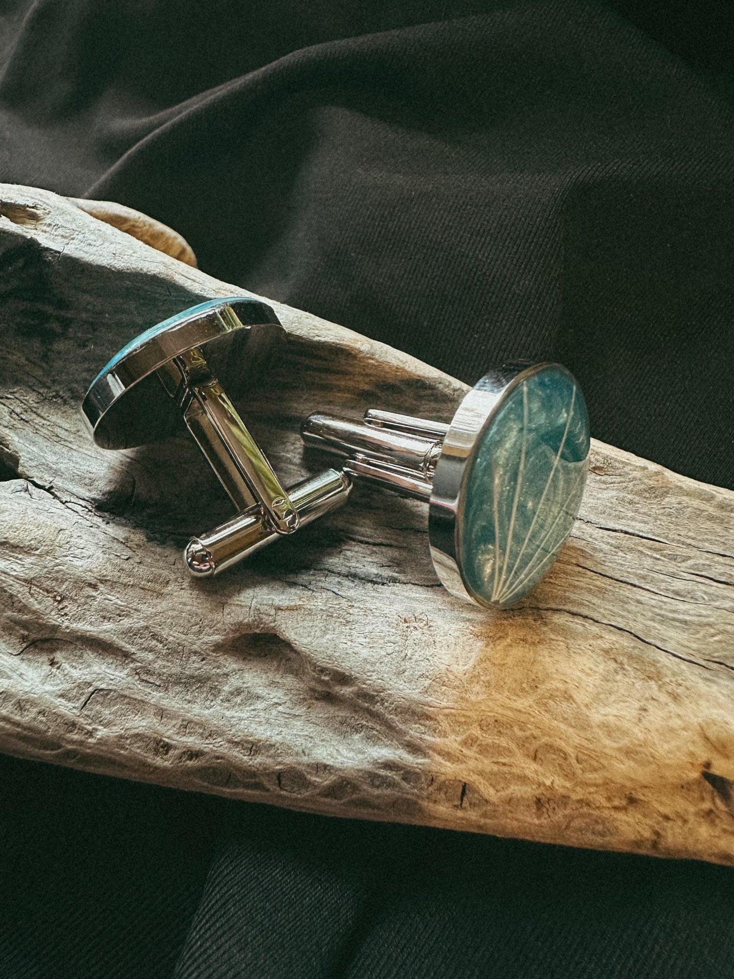 Pet Keepsake/Memorial Cuff Links - Fallen Whiskers