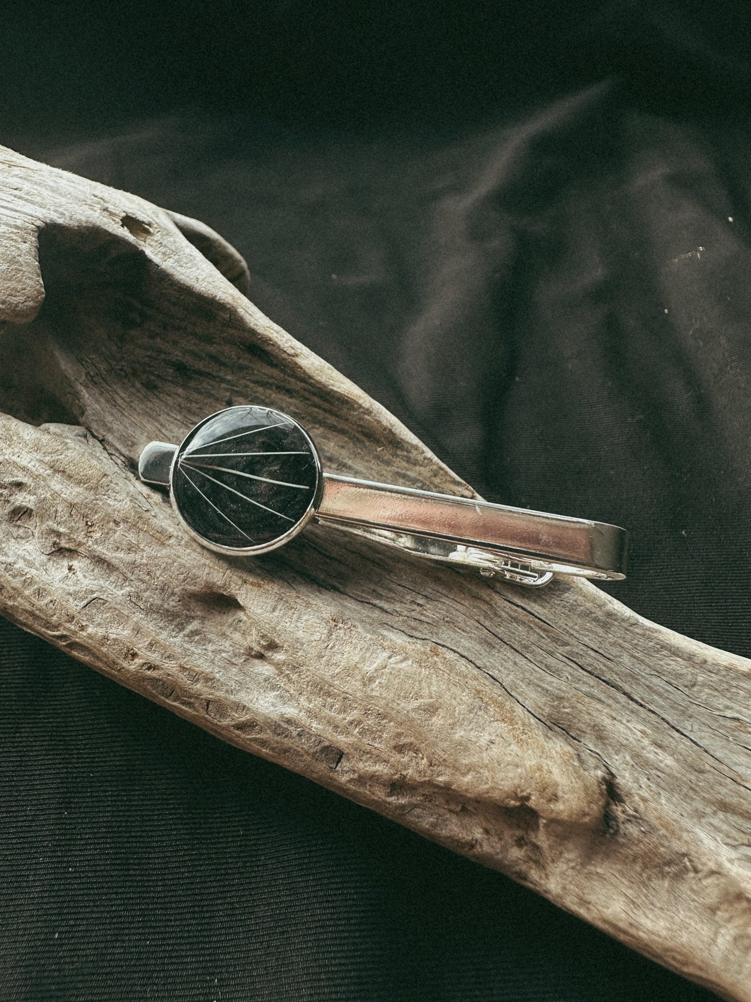 Pet Keepsake/Memorial Tie Clip - Fallen Whiskers