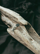 Rectangle Fluted Band Keepsake/Memorial Ring - Fallen Whiskers Jewelry