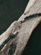 Rectangle Pet Keepsake/Memorial Pendant with Leather Cord - Fallen Whiskers