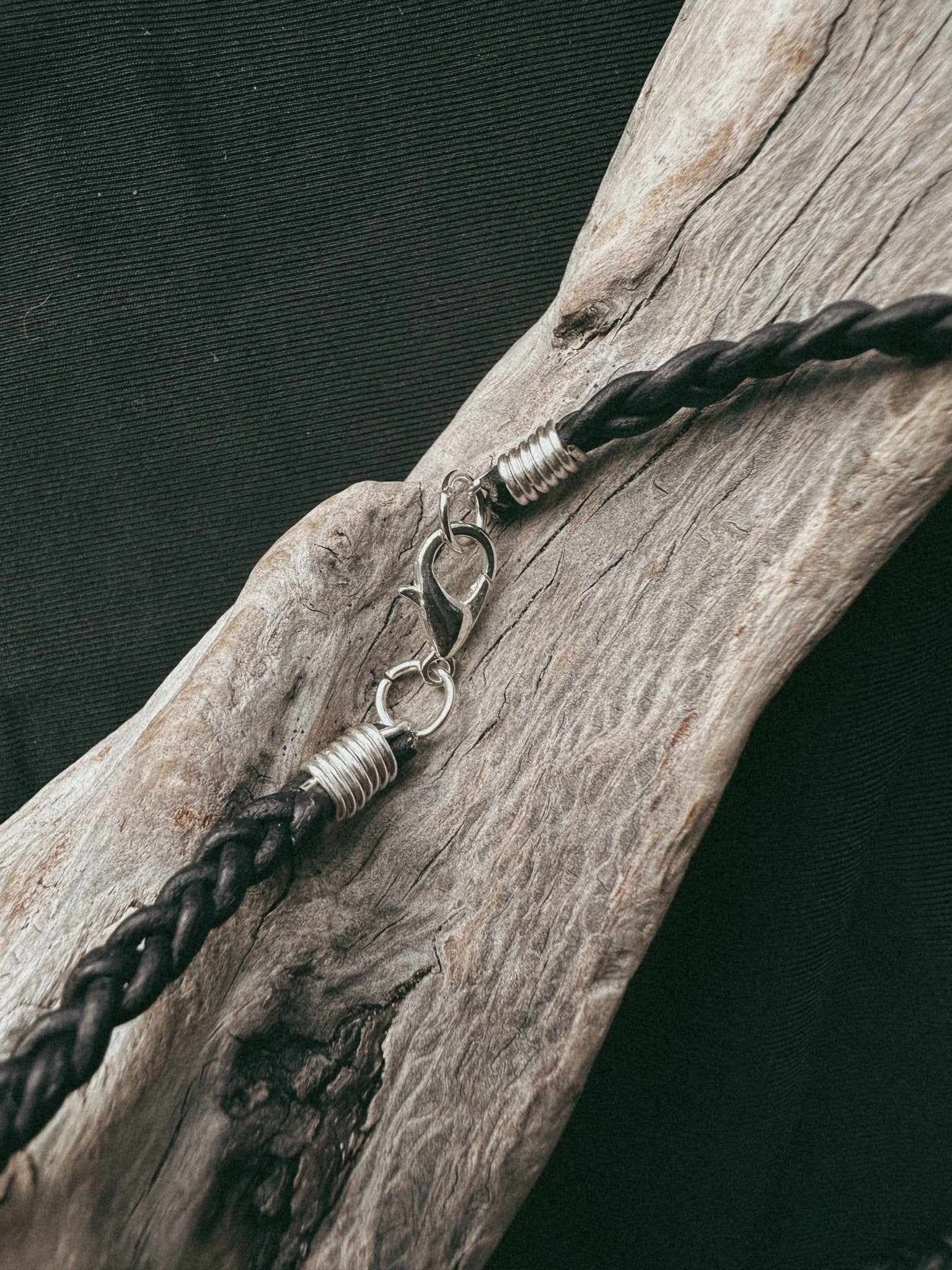 Rectangle Pet Keepsake/Memorial Pendant with Leather Cord - Fallen Whiskers
