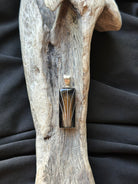 Rectangle Sterling Silver Pet Keepsake/Memorial Pendant - Fallen Whiskers