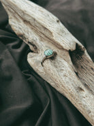 Round CZ Stone Sterling Silver Pet Keepsake/Memorial Ring - Fallen Whiskers