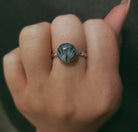 Round Shaped Pet Keepsake/Memorial Ring - Fallen Whiskers