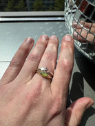 Simple Band Pet Keepsake/Memorial Ring - Fallen Whiskers