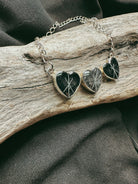 Sterling Silver 3 Hearts Pet Keepsake/Memorial Pendant - Fallen Whiskers Jewelry