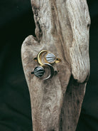 Sterling Silver Adjustable Crescent Moon Pet Keepsake/Memorial Ring - Fallen Whiskers